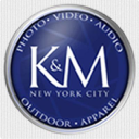 K&M Camera logo