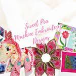 Sweet Pea Machine Embroidery logo